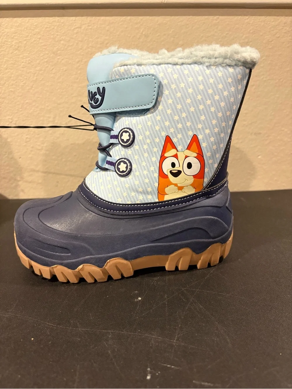 Bluey & Bingo Winter Insulated Snow Boots Toddler Children Size 12 NWT